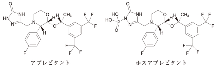 ホスアプレピタントの医薬品化学 105回薬剤師国家試験問208,209